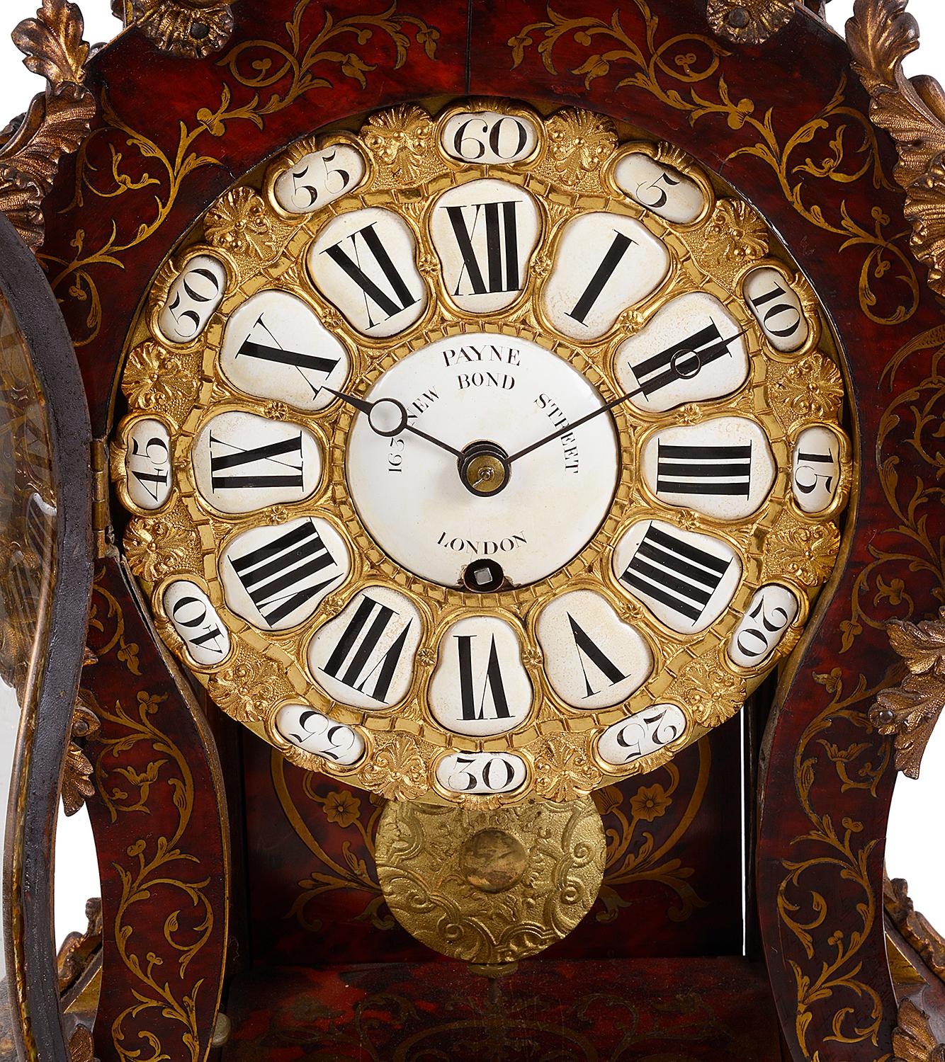 Louis XVI 19th Century Boulle Mantel Clock For Sale