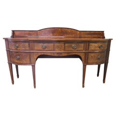 Antique 19th Century Bow Front Dresser   This is a lovely old piece