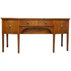 19th Century Bowfront Mahogany Sideboard