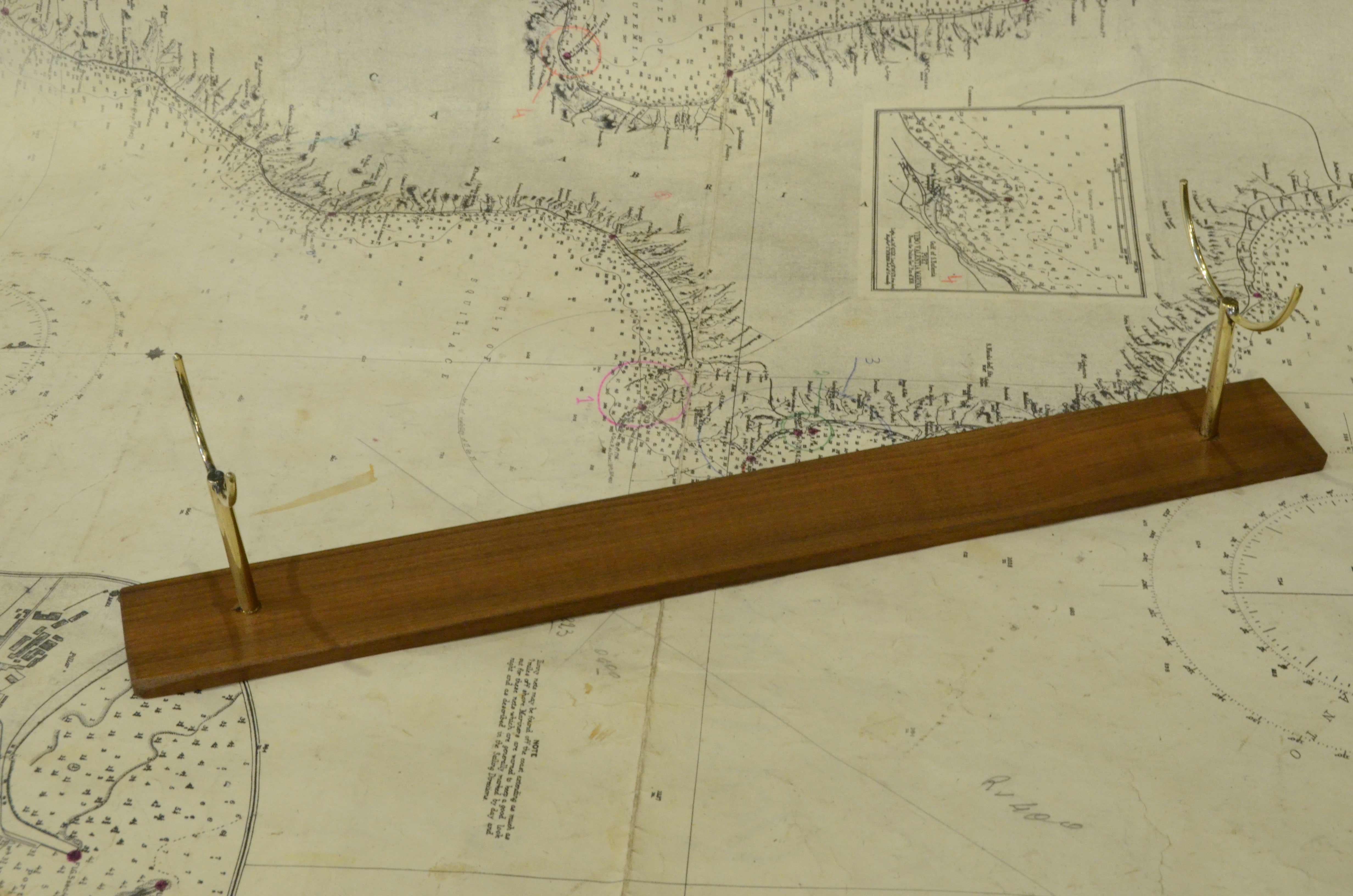 19th Century Brass 3 Draw Telescope Antique Nautical  Navigation Tool 6
