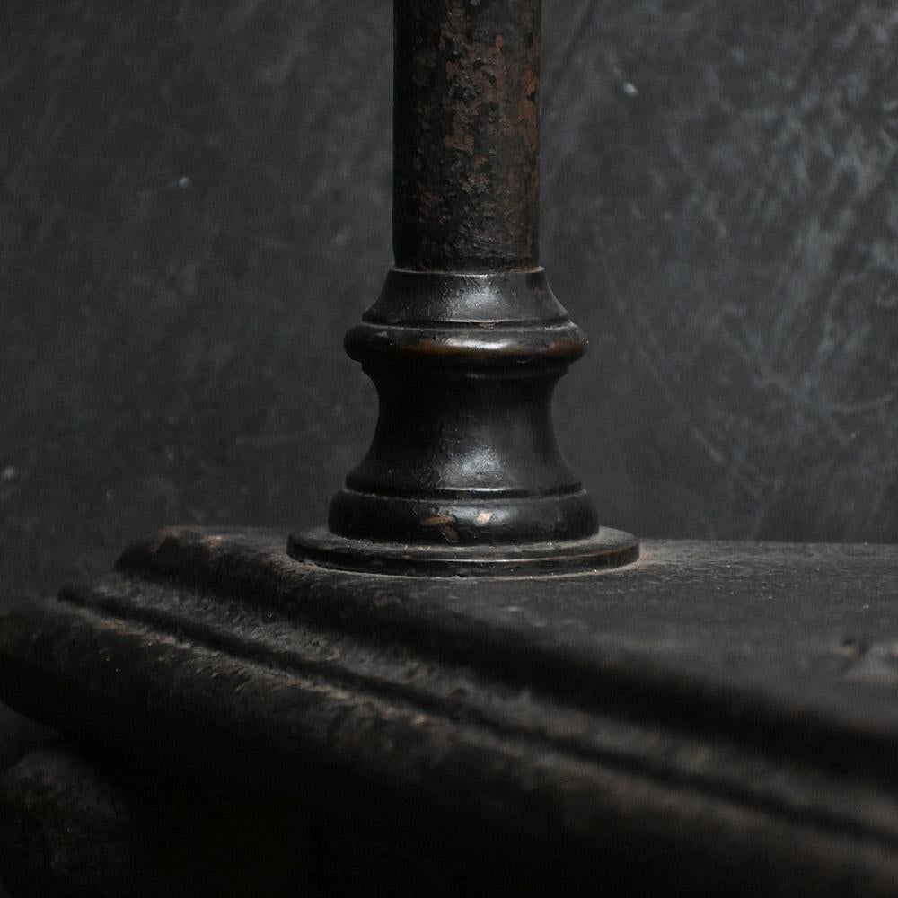 Espositore da negozio inglese in ottone e ferro del XIX secolo in vendita 4