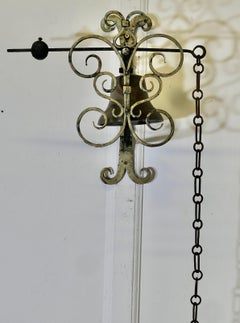 Klosterglocke aus Messing und Eisen aus dem 19.   Dies ist ein sehr ungewöhnliches Objekt