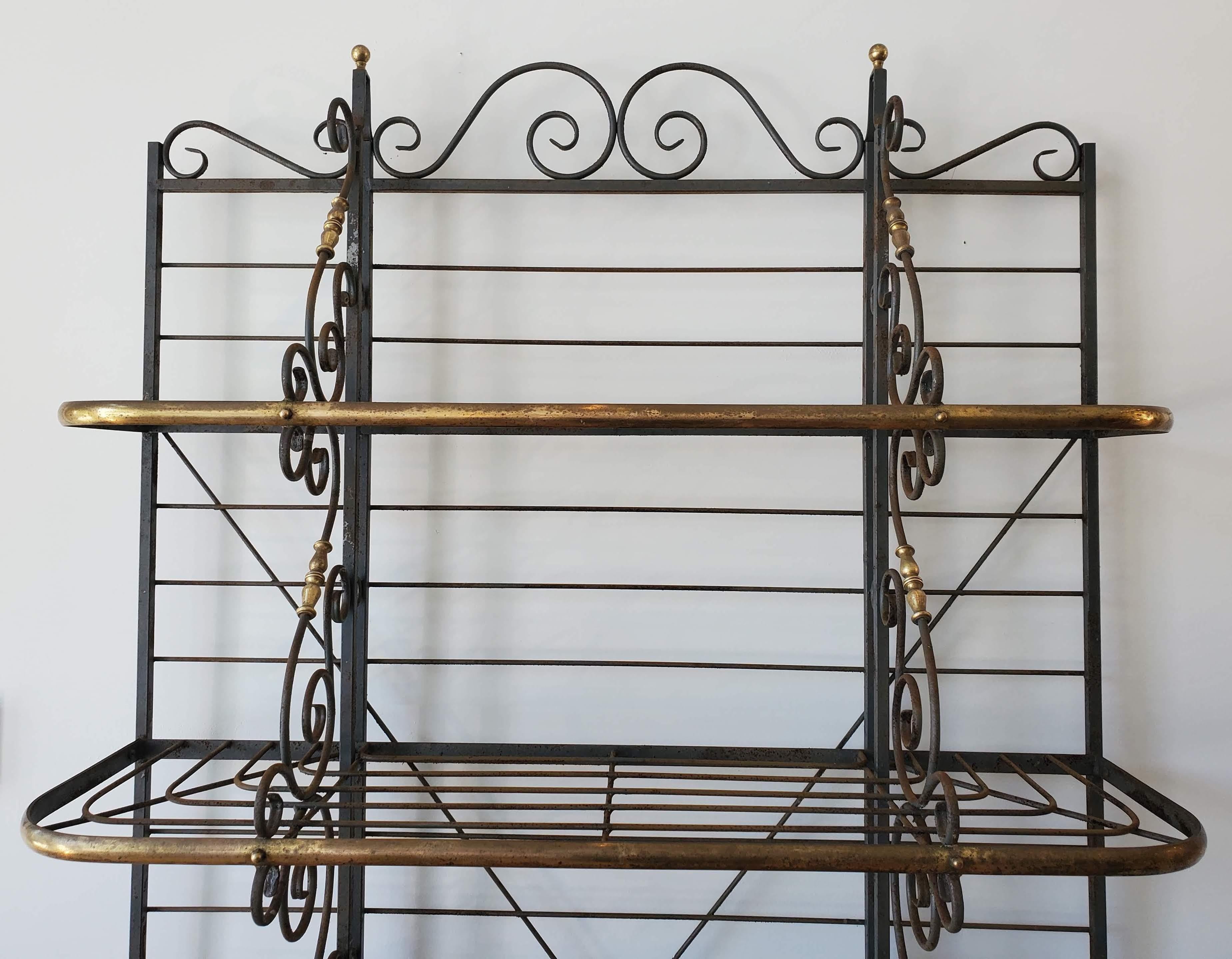 antique french bakers rack for sale