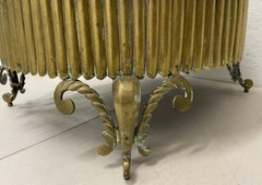 19th Century Brass Brazier with Skewers