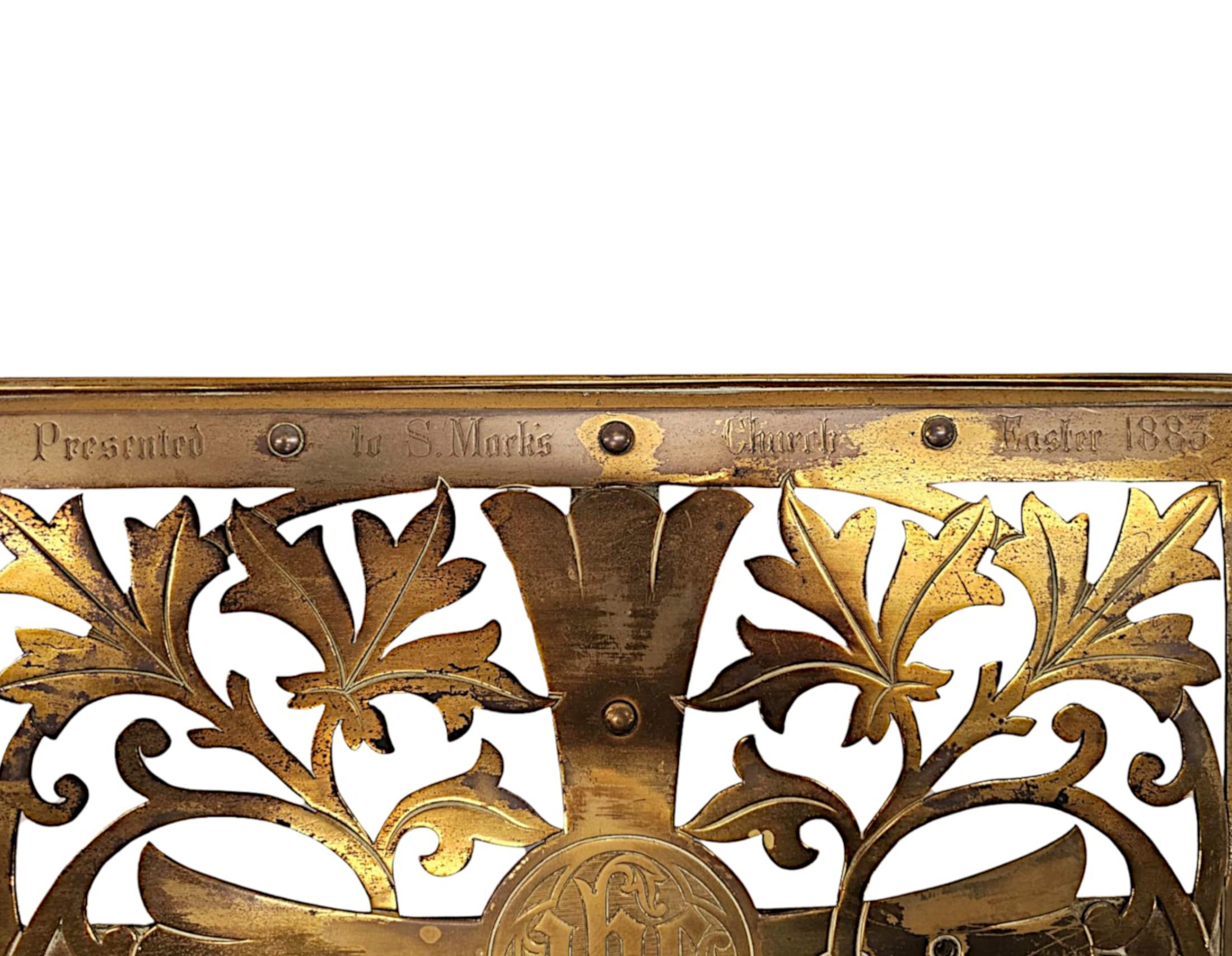 19th Century Brass Church Lectern In Good Condition For Sale In Dublin, IE