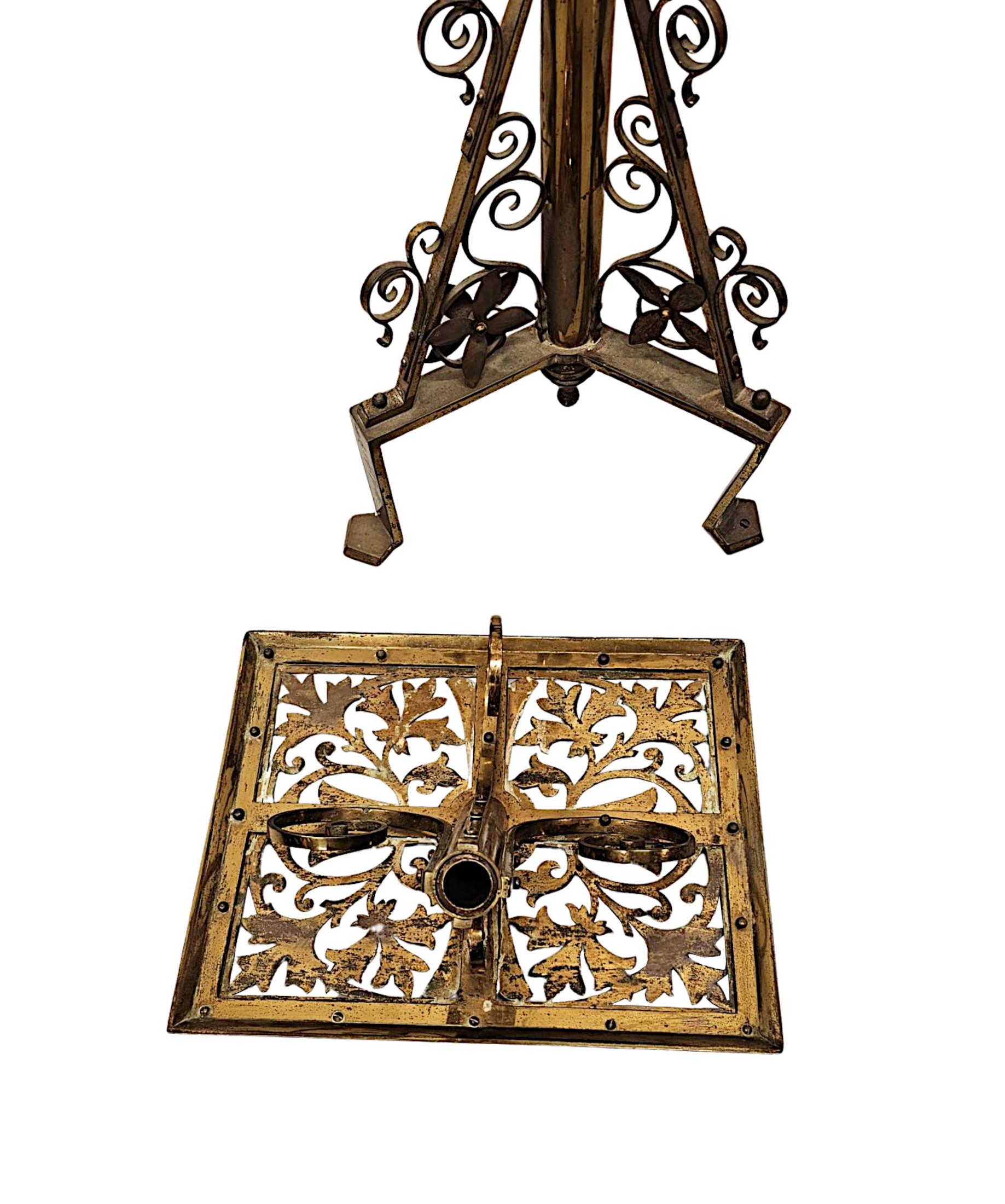 19th Century Brass Church Lectern For Sale 2
