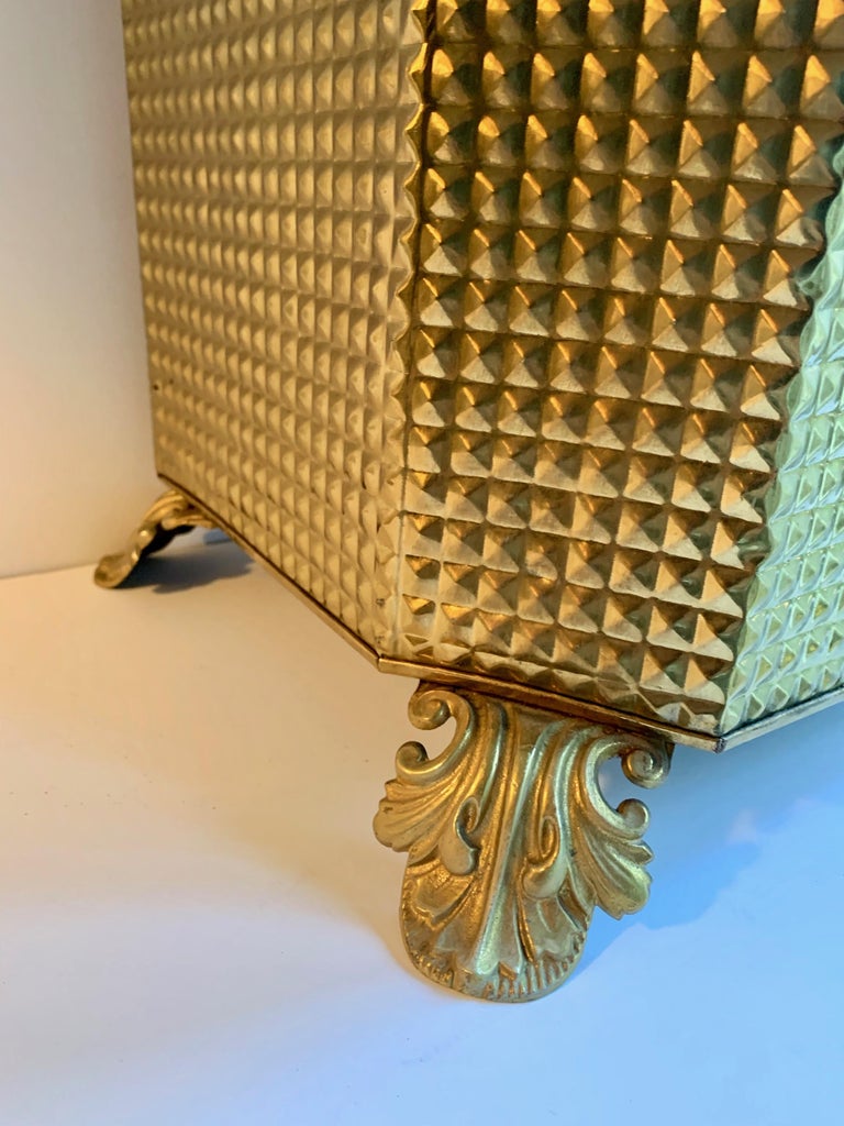 19th Century Brass Coal Bin with Removable Liner at 1stDibs coal bin