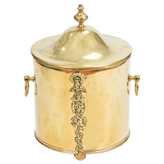 19th Century Brass Coal Scuttle