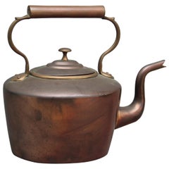 19th Century Brass Copper Kettle