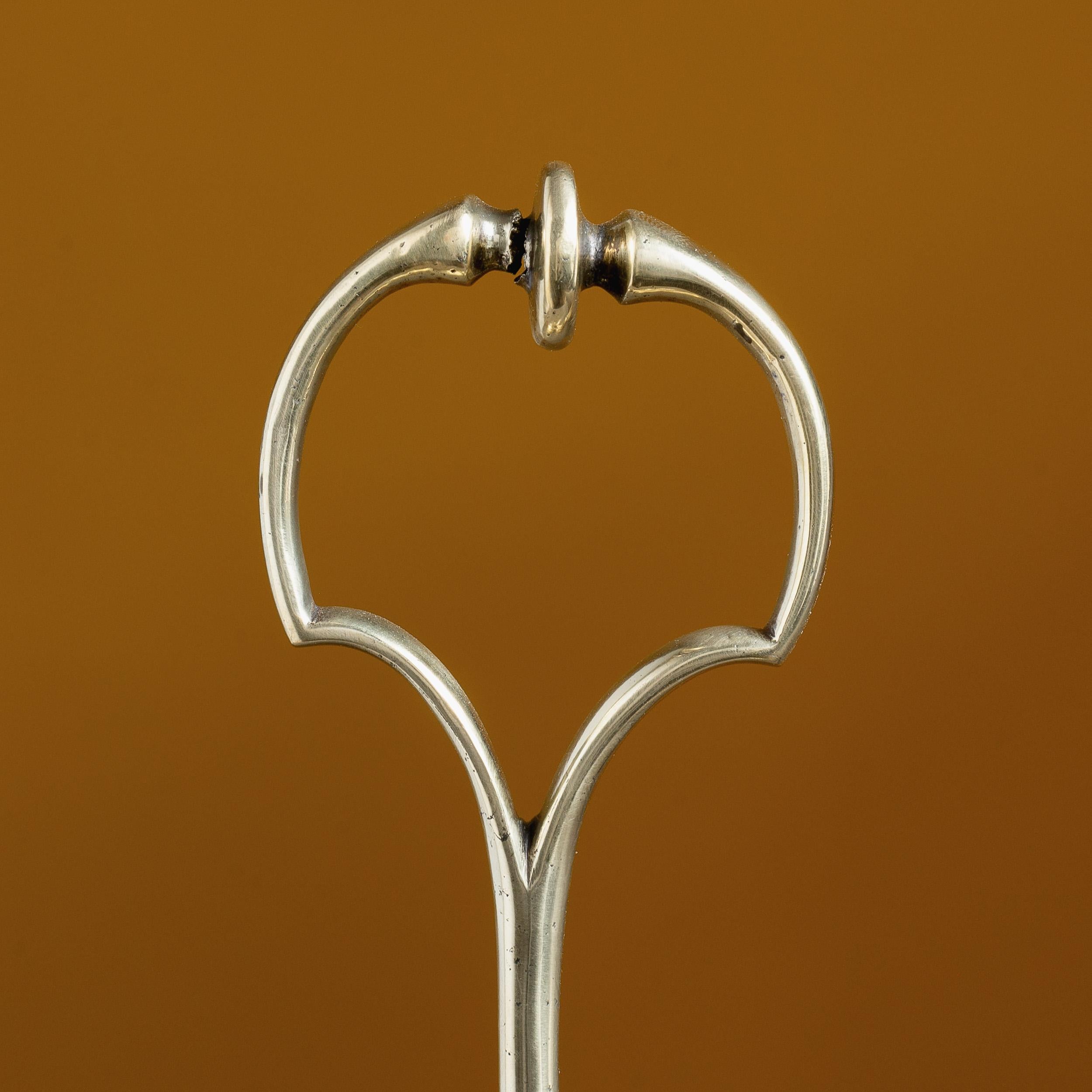 Ottone Facchino per porte in ottone del XIX secolo in vendita