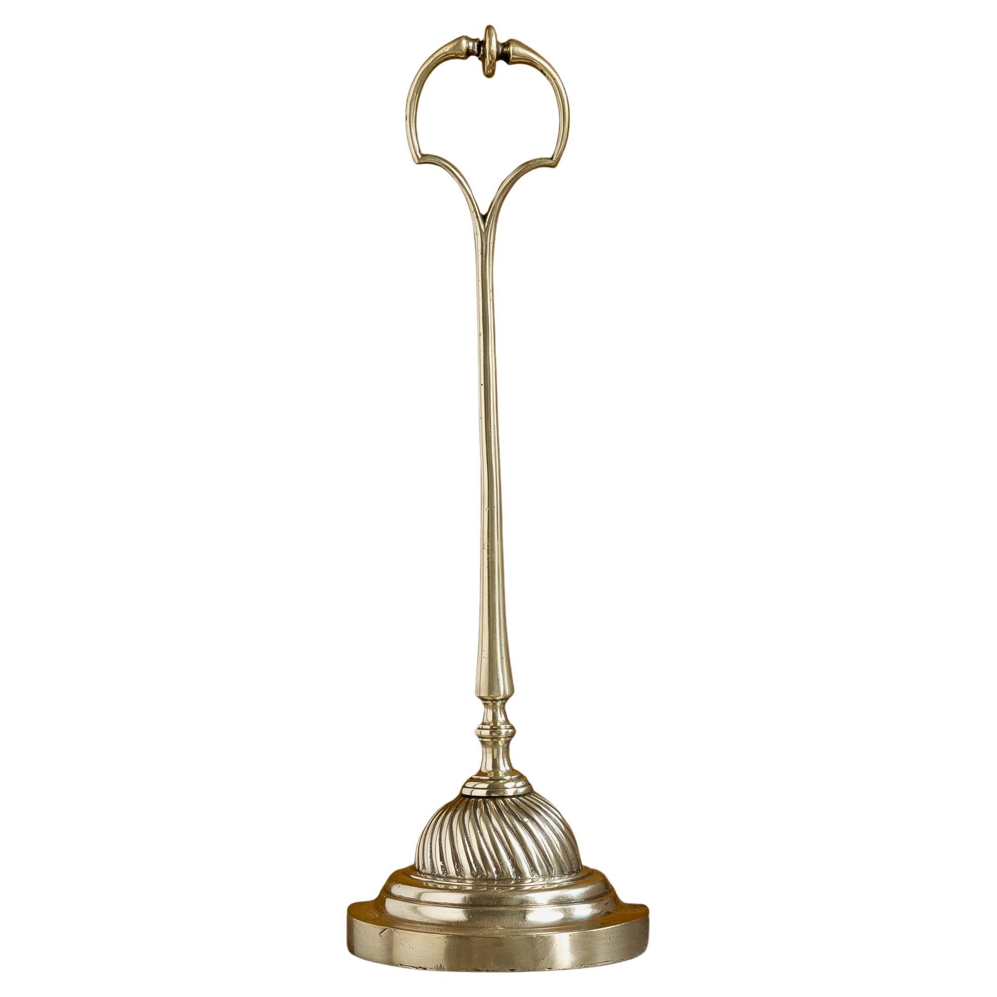 Facchino per porte in ottone del XIX secolo