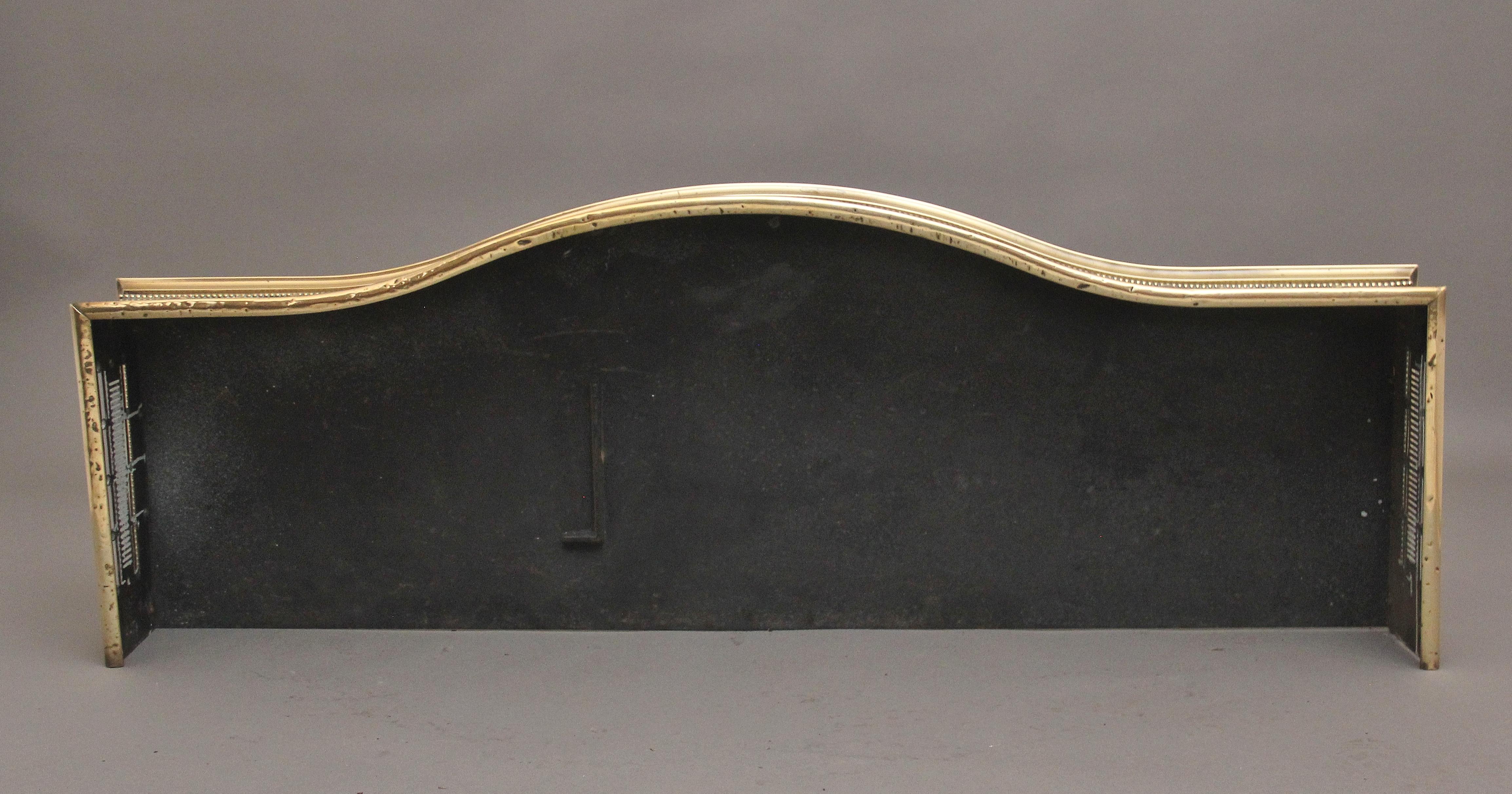 19th Century brass fender For Sale 1