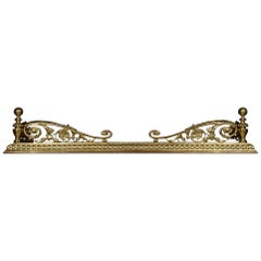 19th Century Brass Fender