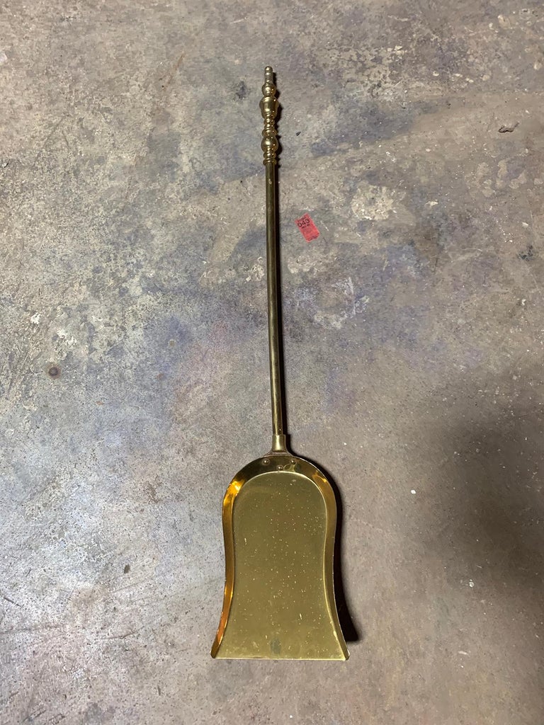 19th Century Brass Fireplace Shovel at 1stDibs