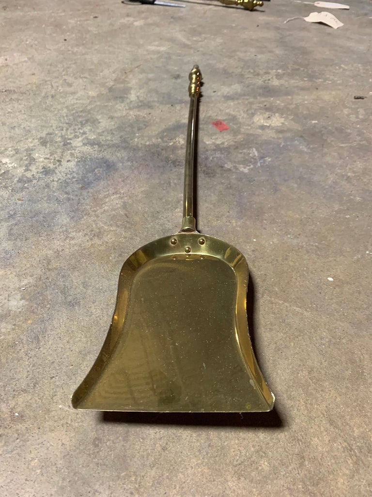 19th Century Brass Fireplace Shovel at 1stDibs