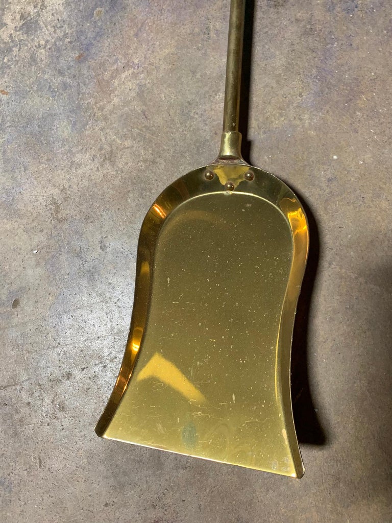 19th Century Brass Fireplace Shovel at 1stDibs