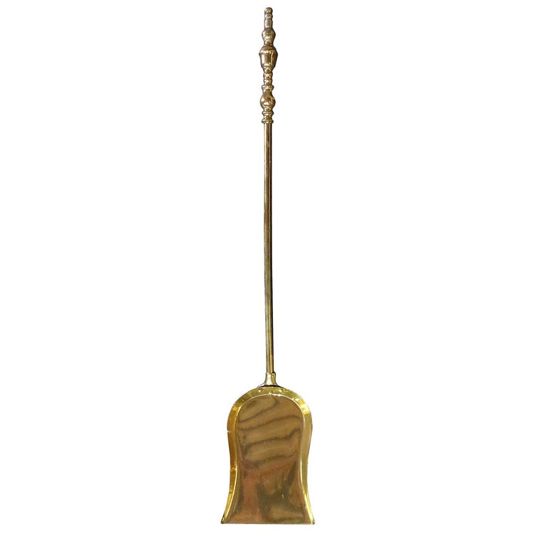 19th Century Brass Fireplace Shovel at 1stDibs