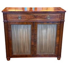 19th Century Brass Inlaid Rosewood Server