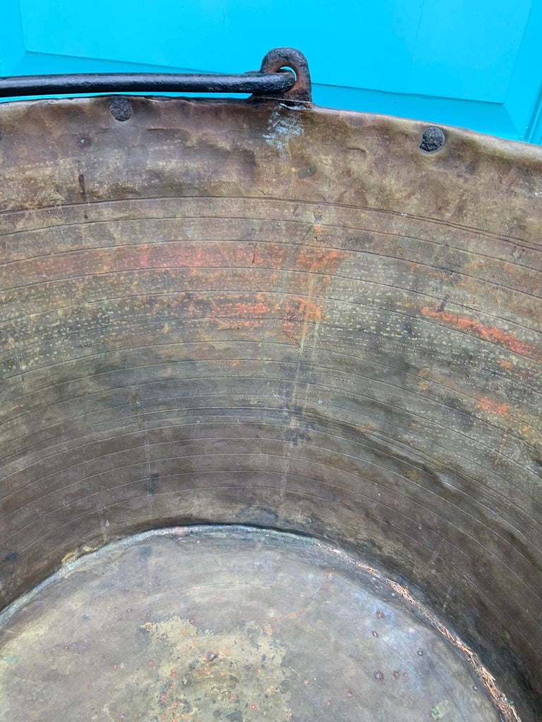 19th Century Brass and Iron Bucket at 1stDibs