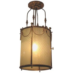 19th Century Brass Lantern