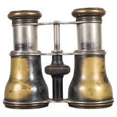 Antique 19th Century Brass LeMaire Fabt Paris Binoculars, circa 1880
