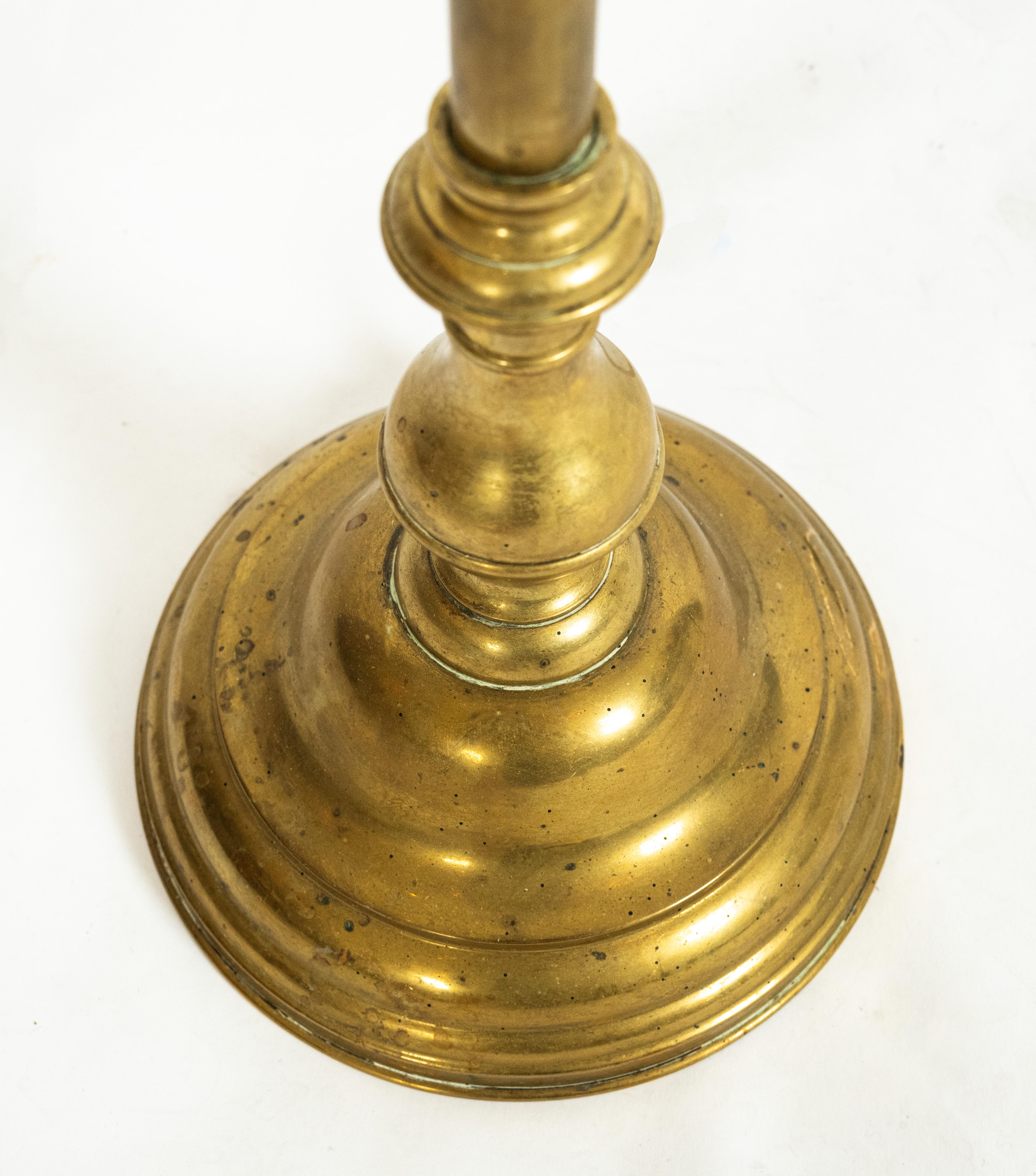 19th Century Brass Library Lamp In Good Condition For Sale In New York, NY