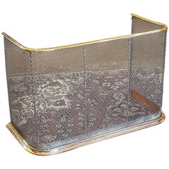 Antique 19th Century Brass Nursery Fire Guard