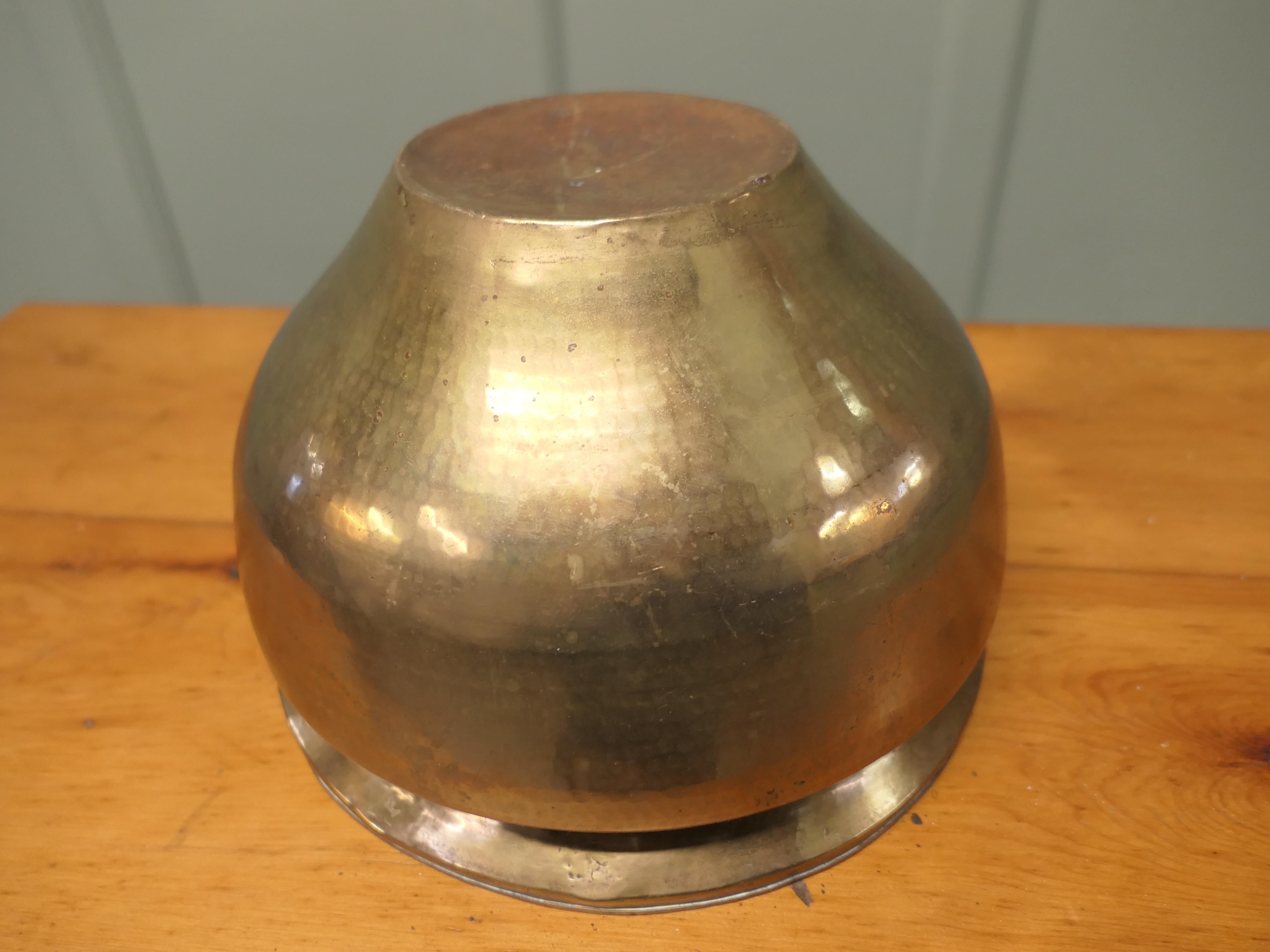 Late 19th Century 19th Century Brass Planter This is a good quality hand made Brass planter For Sale