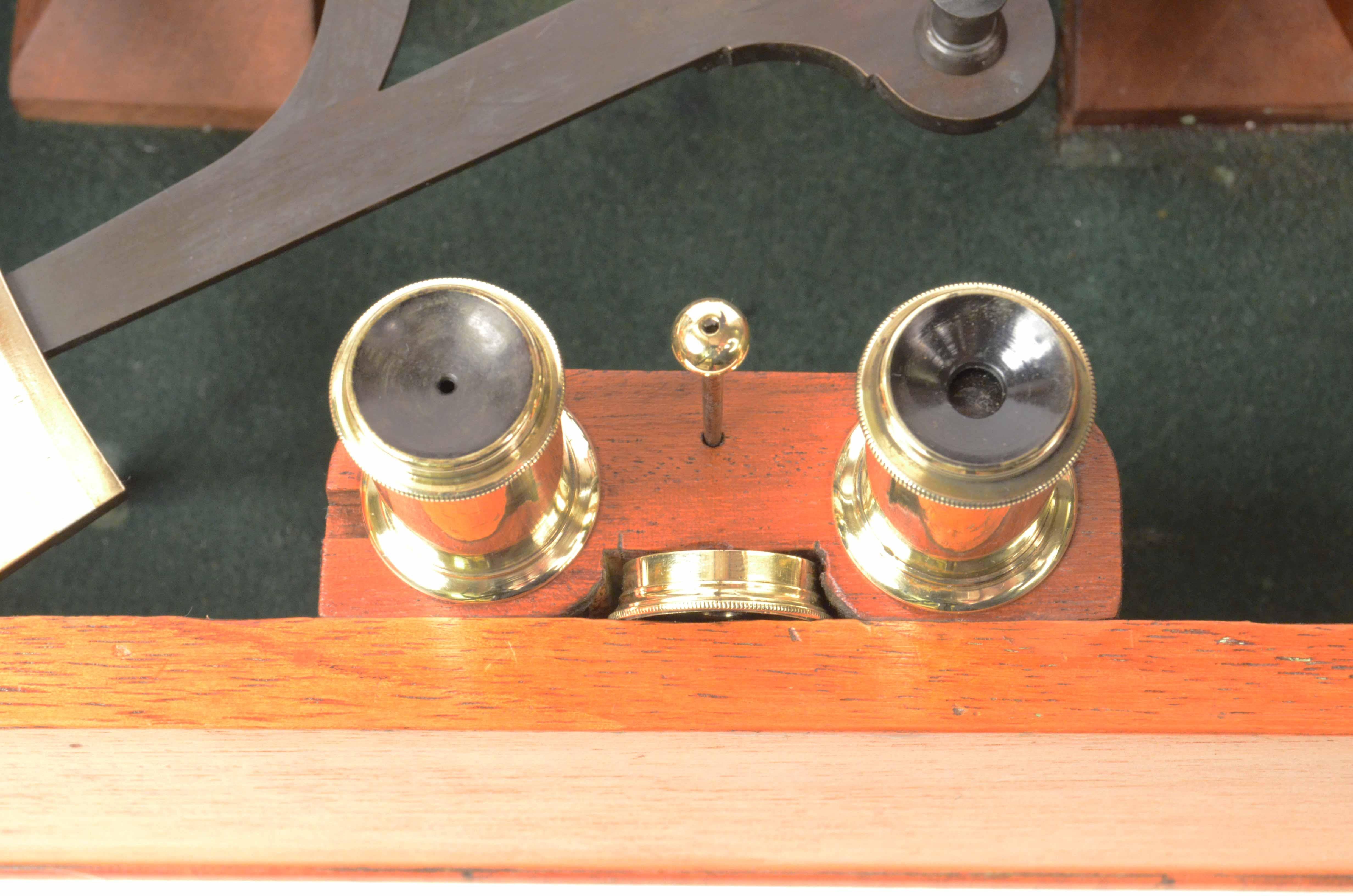19th Century Brass Sextant Mc Millan & Talbott Antique Marine Navigation Device 14