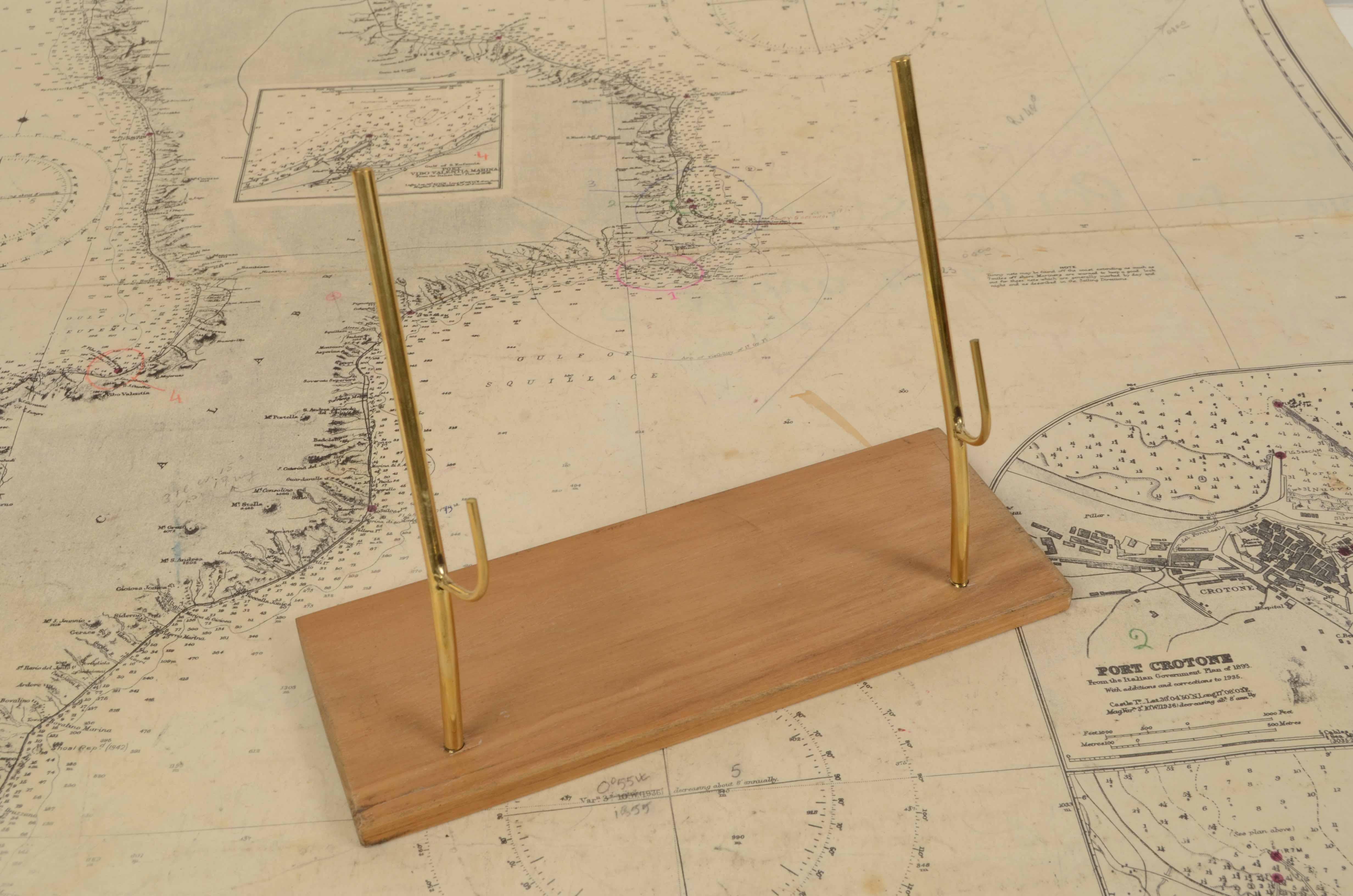 19th Century Brass Sextant Signe Marshall London Antique Marine Navigation Tool 11