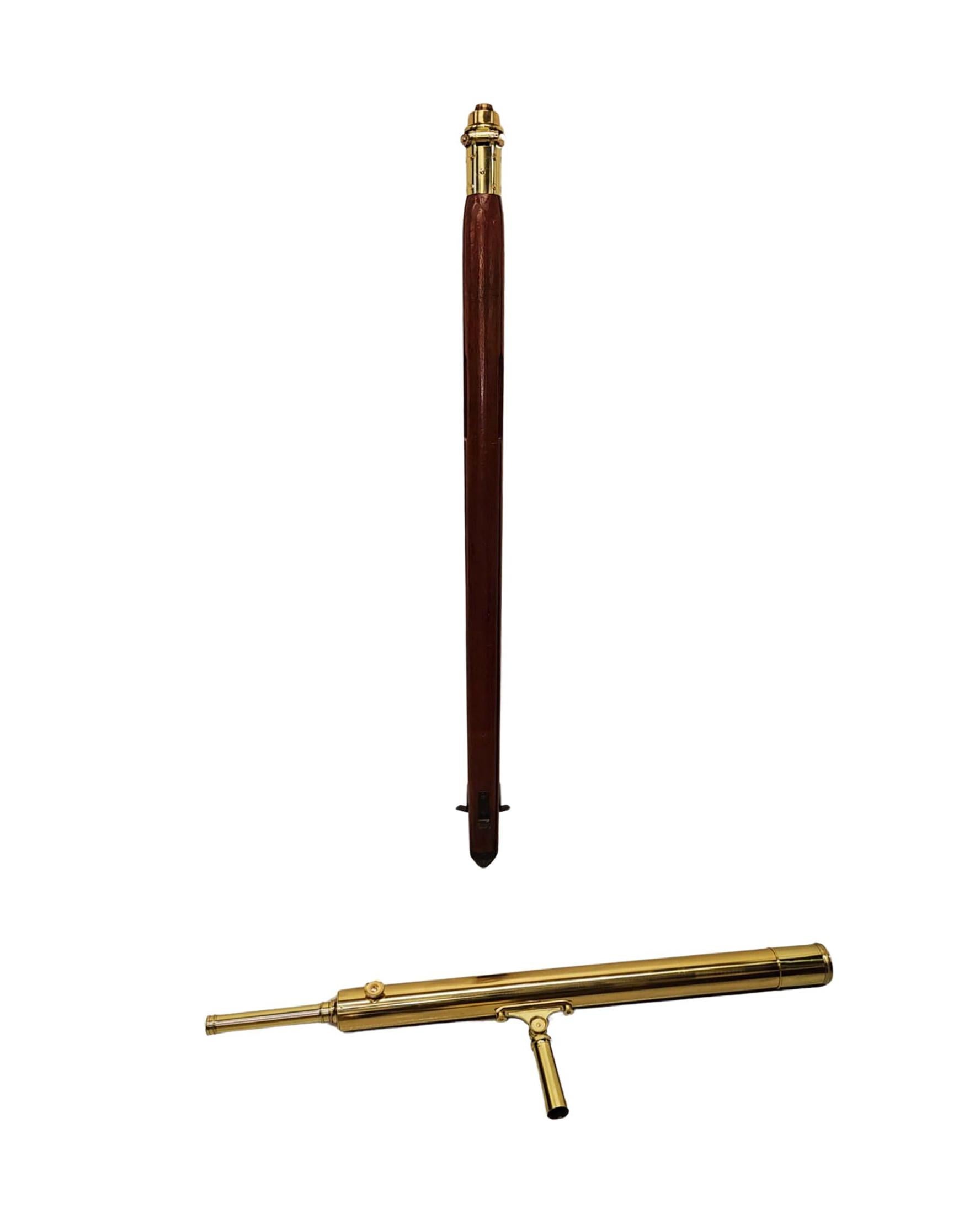 Telescope en laiton du 19e siècle par Broadhurst et Clarkson en vente 4