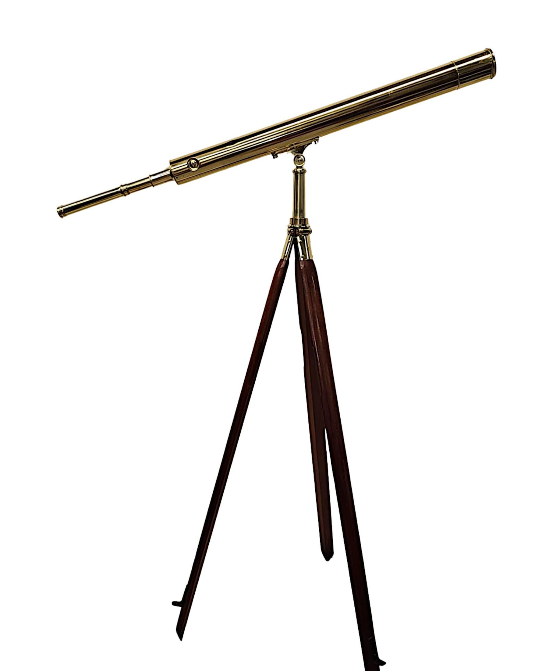 Telescope en laiton du 19e siècle par Broadhurst et Clarkson en vente 1