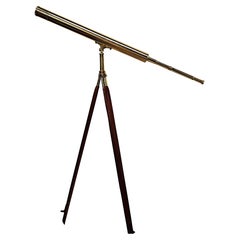 Telescope en laiton du 19e siècle par Broadhurst et Clarkson