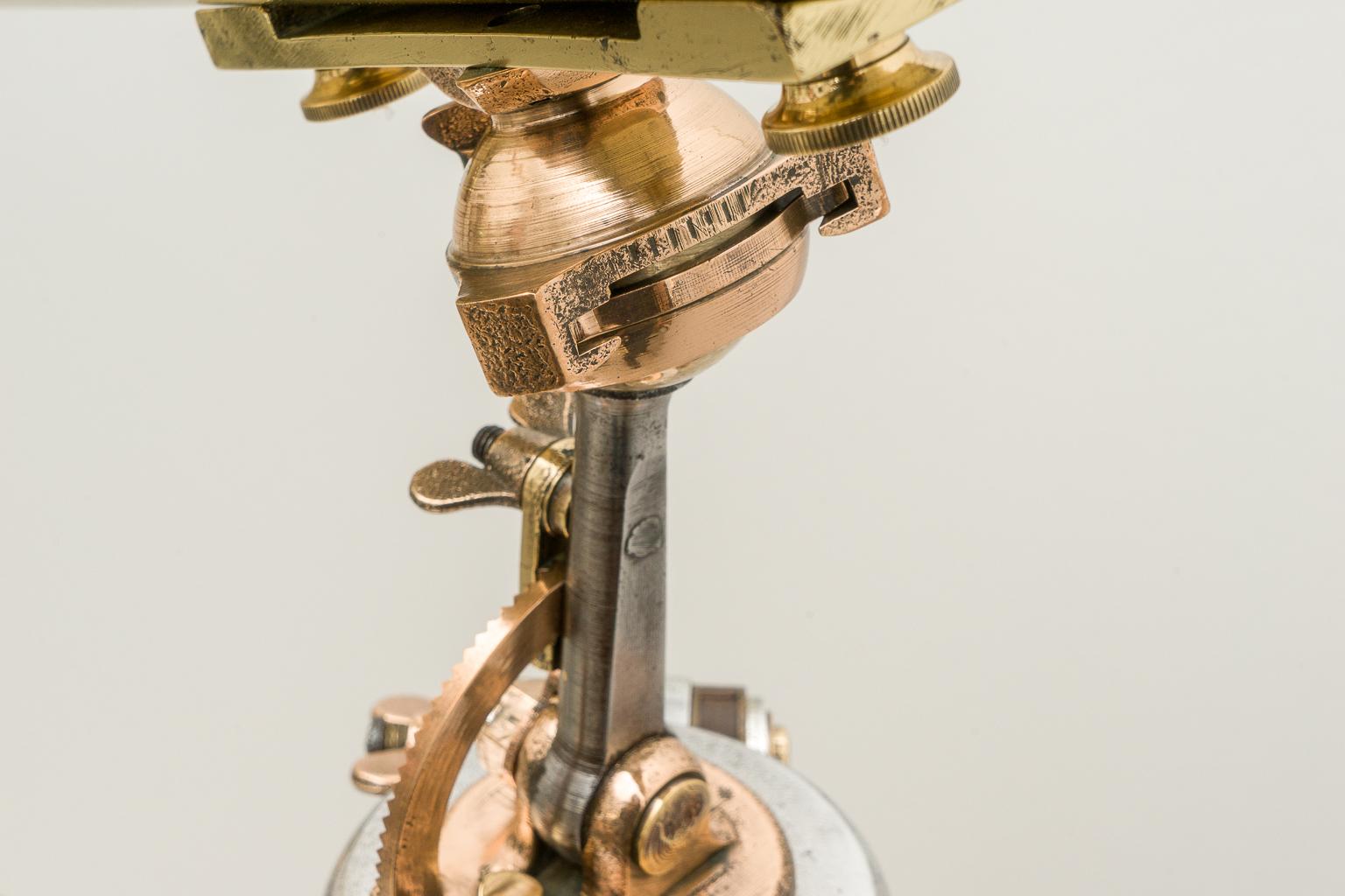 Wood 19th Century Brass Telescope