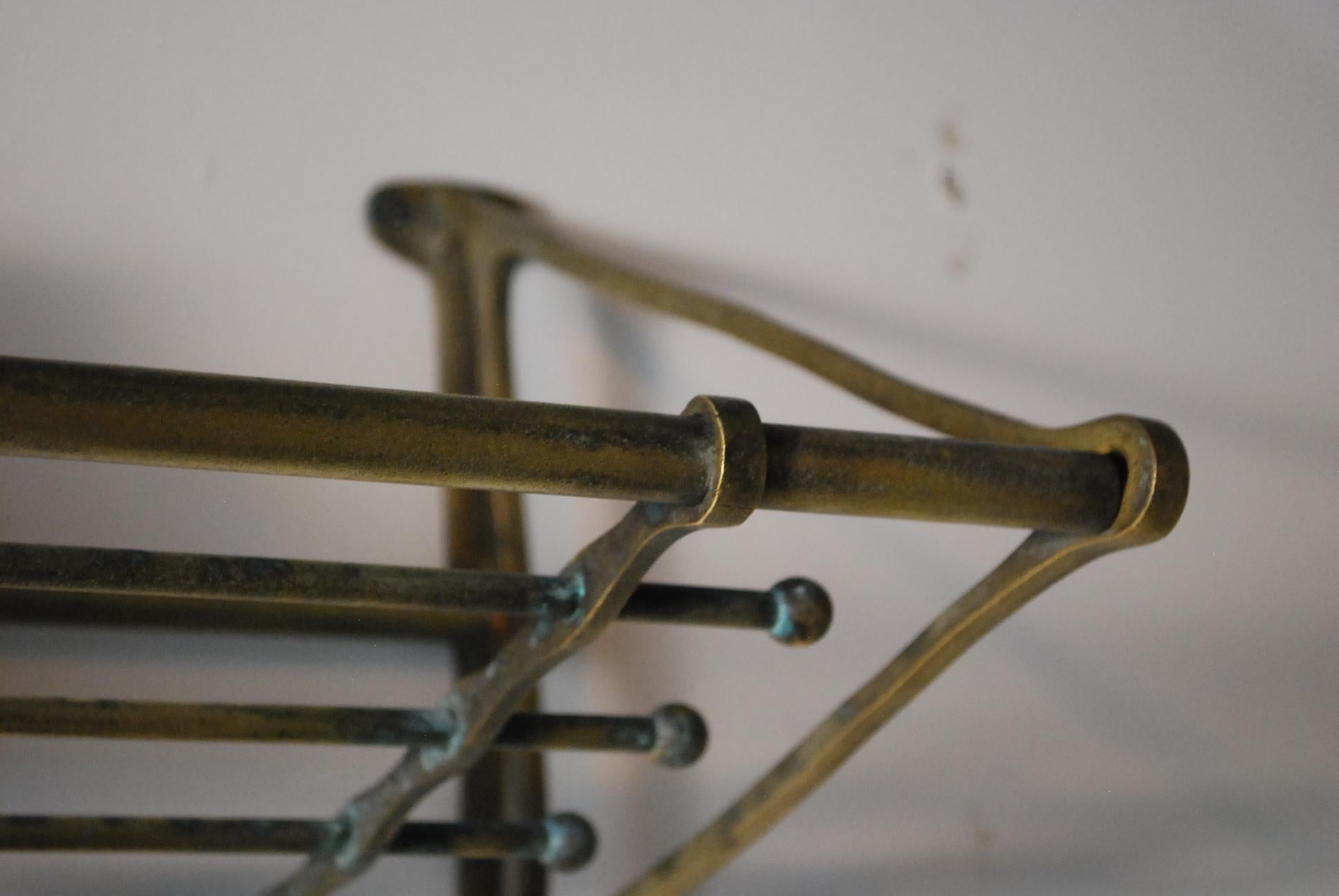 19th Century Brass Train Car Luggage Rack In Good Condition In Surrey, BC