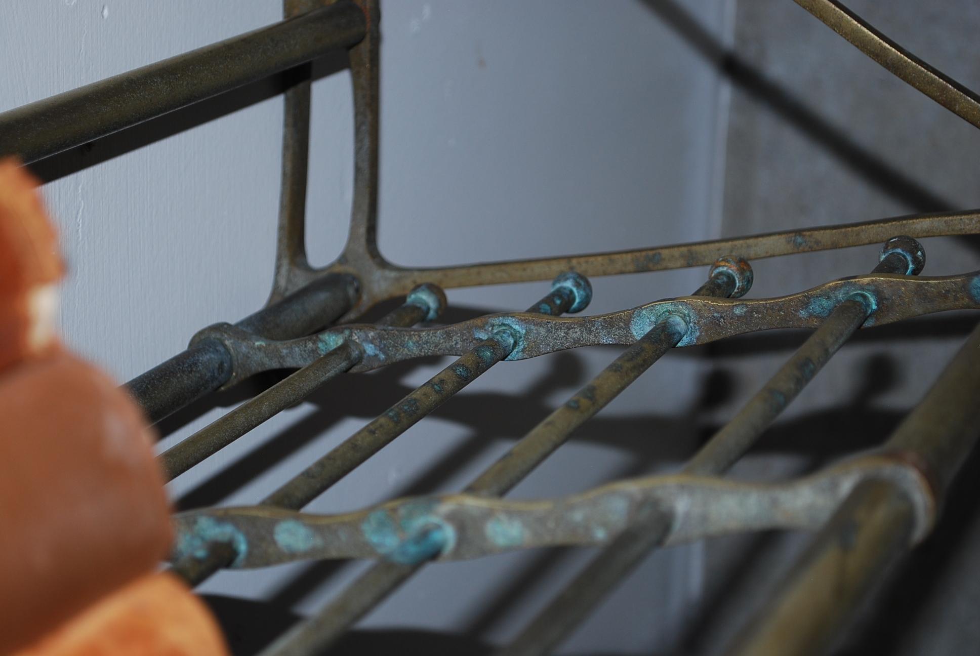 Early 20th Century 19th Century Brass Train Car Luggage Rack
