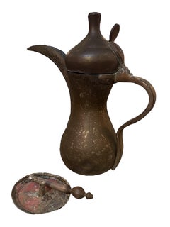 19th Century Brass Turkish Coffee/Tea Pot