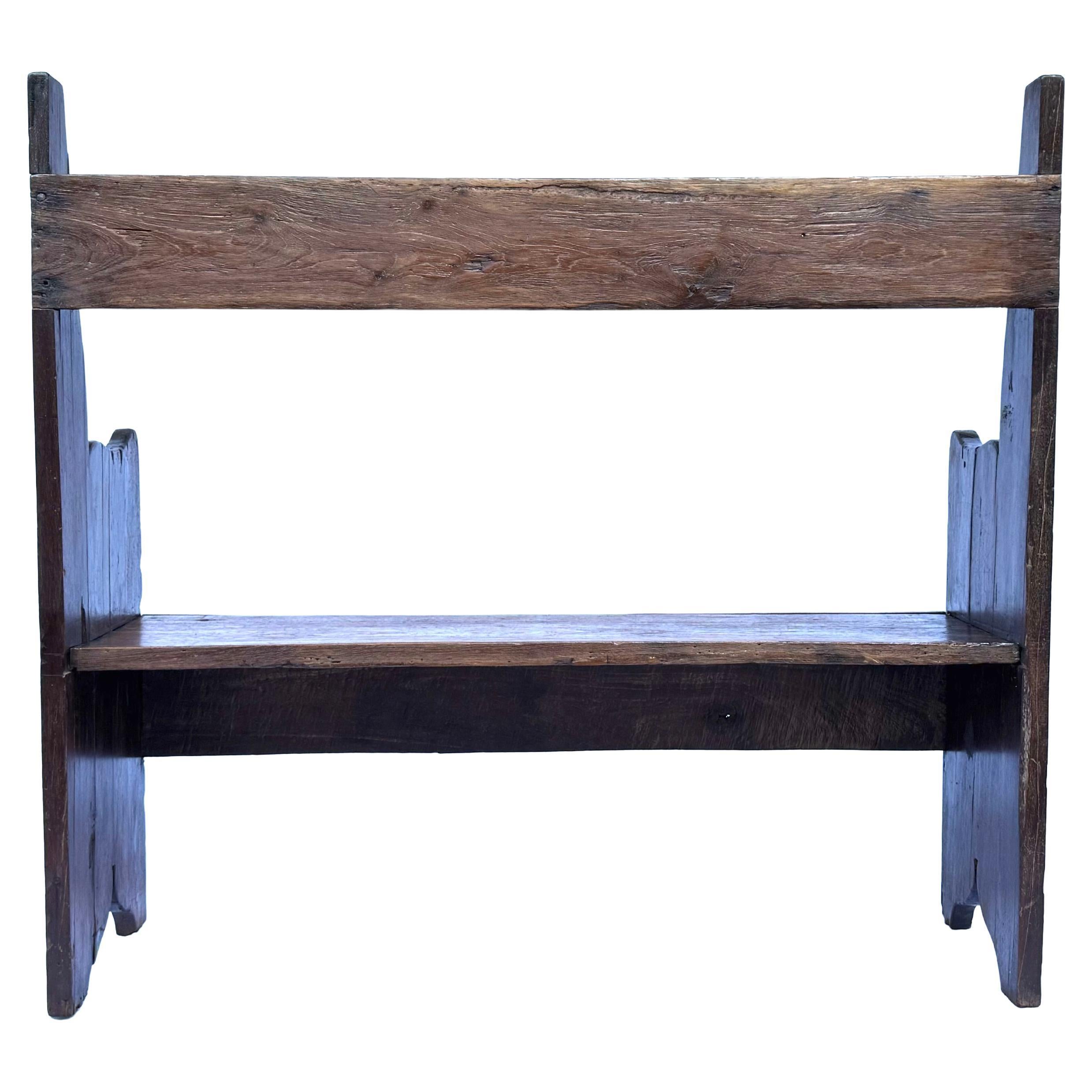 Banco Colonial Brasileño del Siglo XIX en Vinhático y Sucupira - Minas Gerais en venta 8