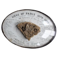 Antique 19th Century Bread Souvenir From The Siege Of Paris 1870 Curio 