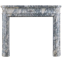 19th Century Breche Violette Louis XVI Fireplace