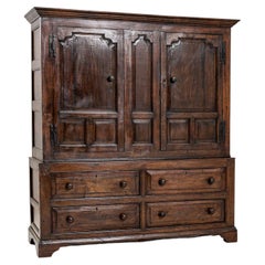 19th Century British Cabinet with Original Patina