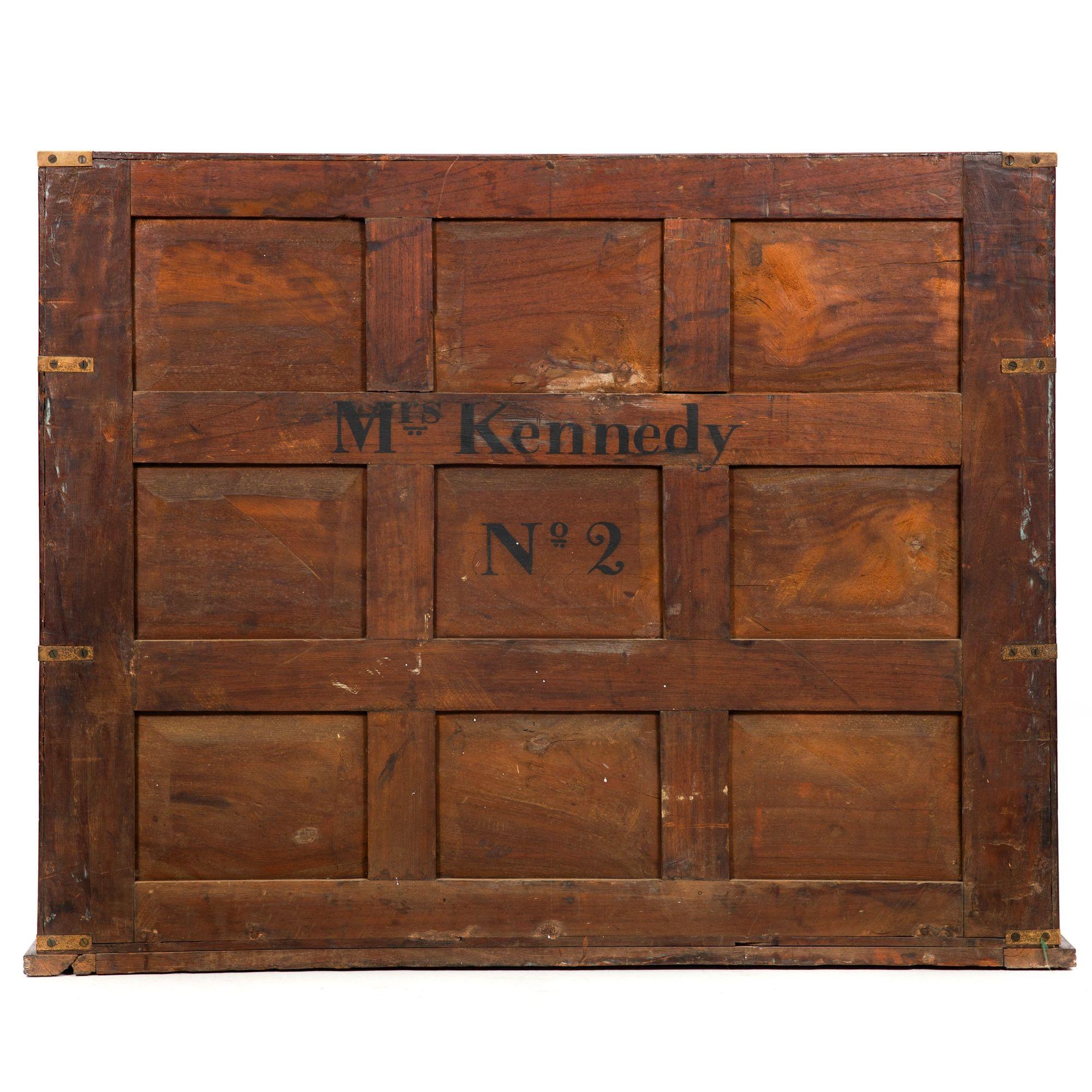 19th Century British Campaign Chest of Drawers For Sale 15