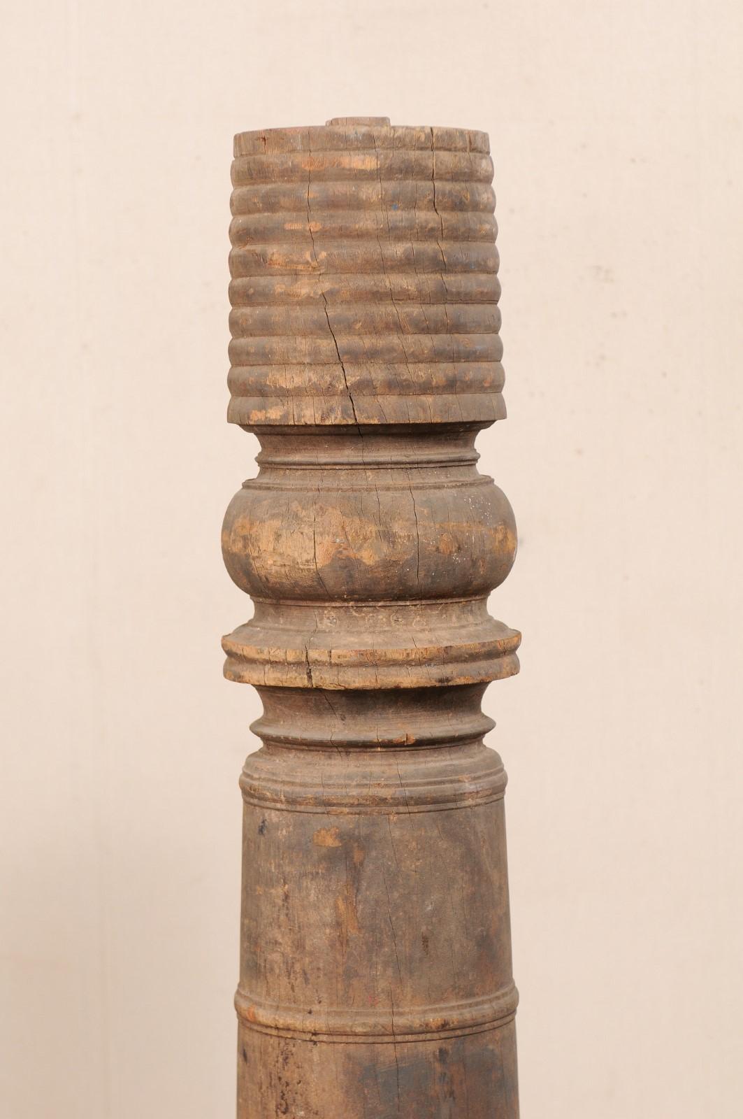 19th Century British Colonial Architectural Column on Stand 2