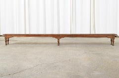 19th Century British Colonial Hardwood Low Table or Bench