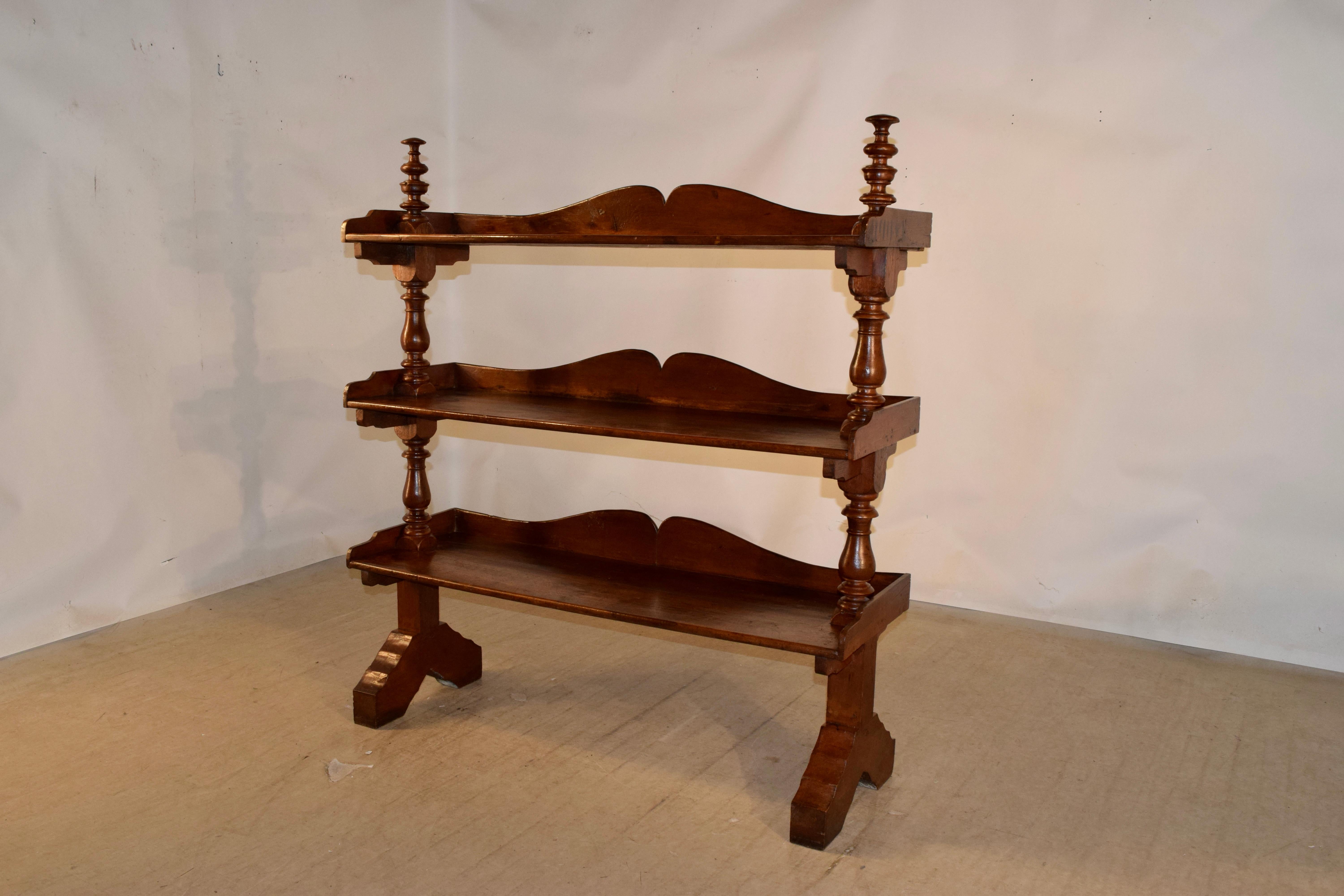 19th Century British Colonial Shelf In Good Condition For Sale In High Point, NC