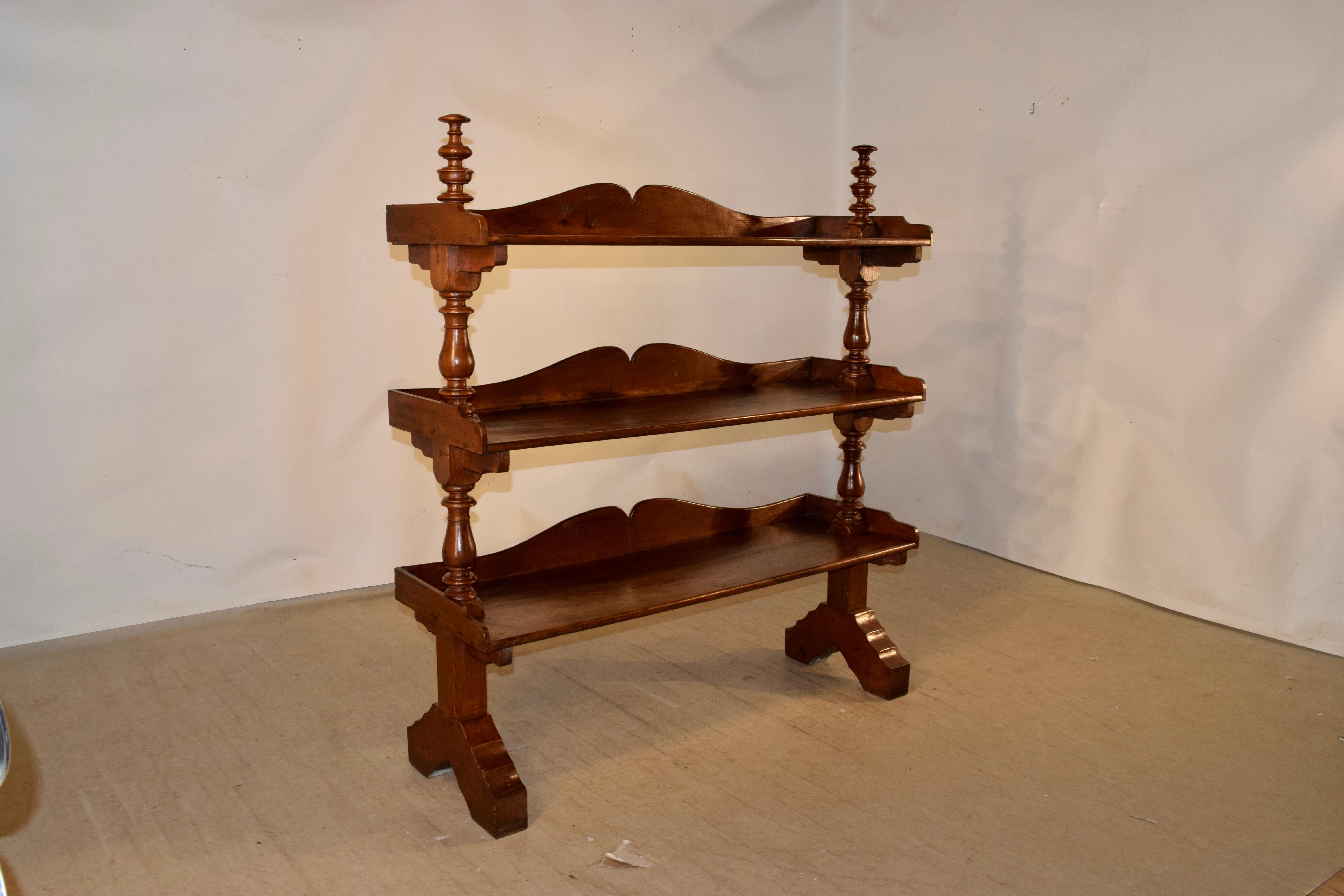 18th Century 19th Century British Colonial Shelf For Sale