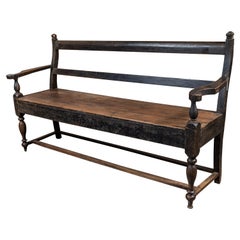 19th Century British Colonial Teak Bench