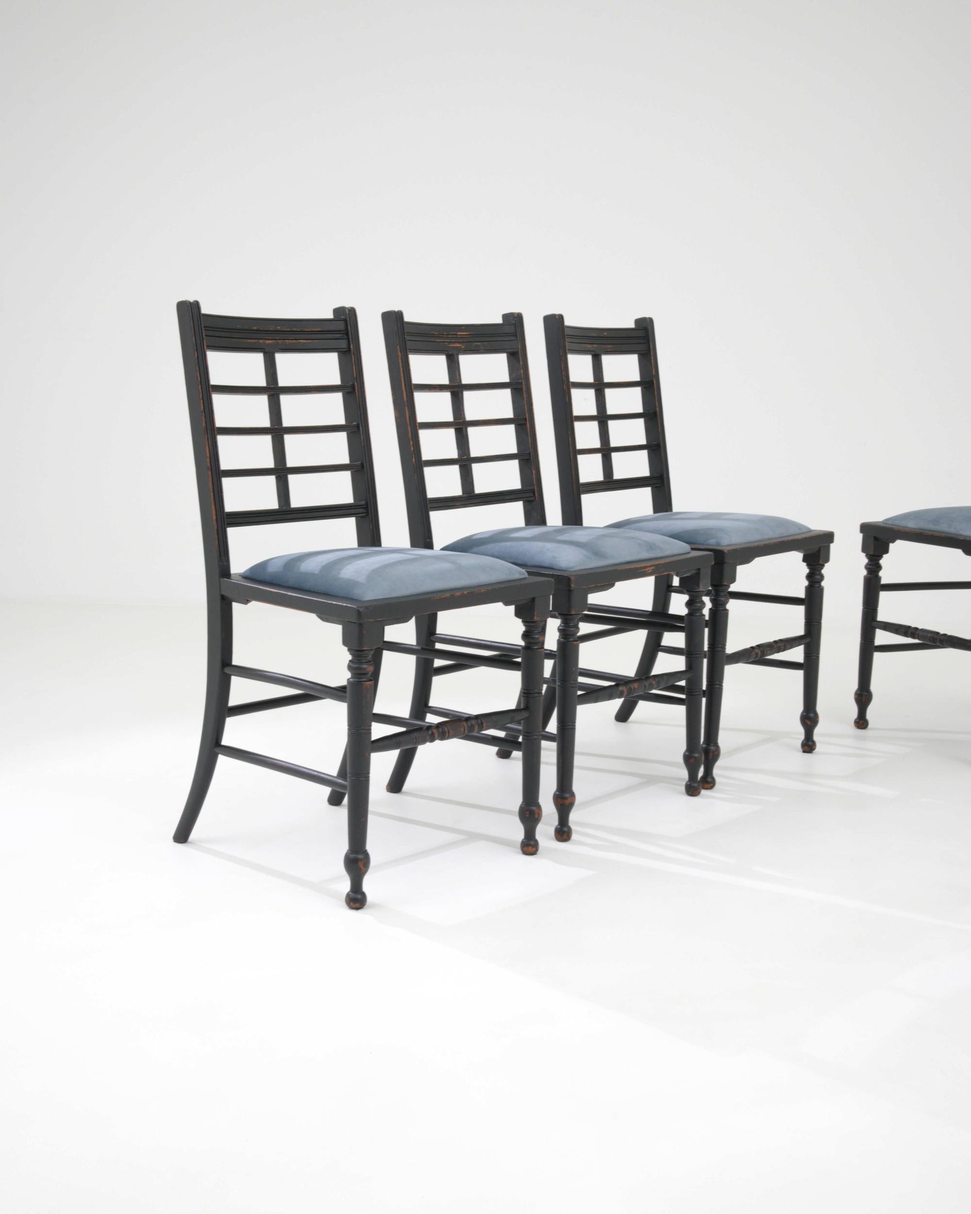19th Century British Dining Chairs, Set of Four For Sale 6