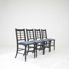 19th Century British Dining Chairs, Set of Four
