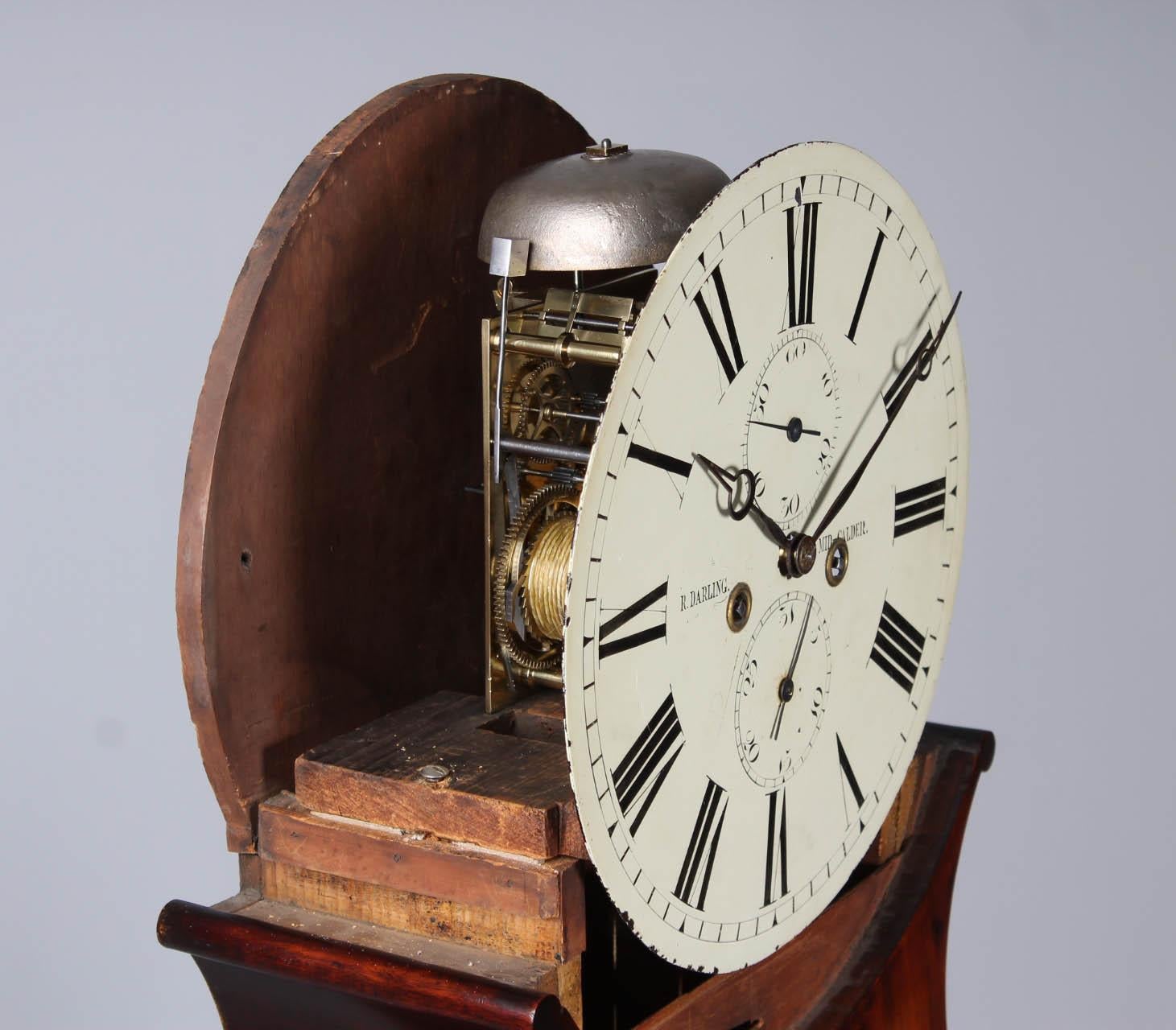 19th Century British Grandfather Clock, Longcase, Mahogany, Scotland circa 1825 2